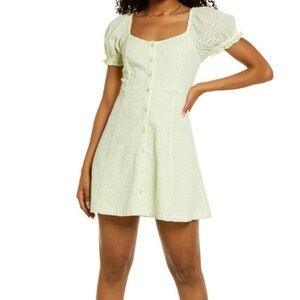 NWT BP. Eyelet Mini Dress